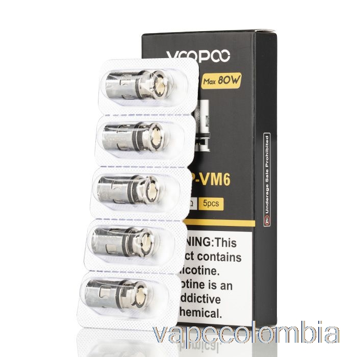 Kit Completo De Vapeo, Bobinas De Repuesto Voopoo Pnp, Bobinas De Malla De 0,15 Ohmios Pnp-vm6